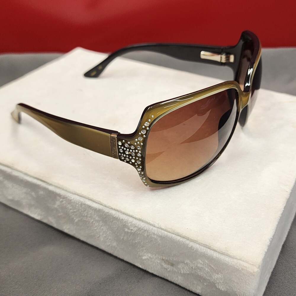 Joan Rivers Jeweled Sunglasses w Rhinestone Embellished Frames & Gradient Lenses
